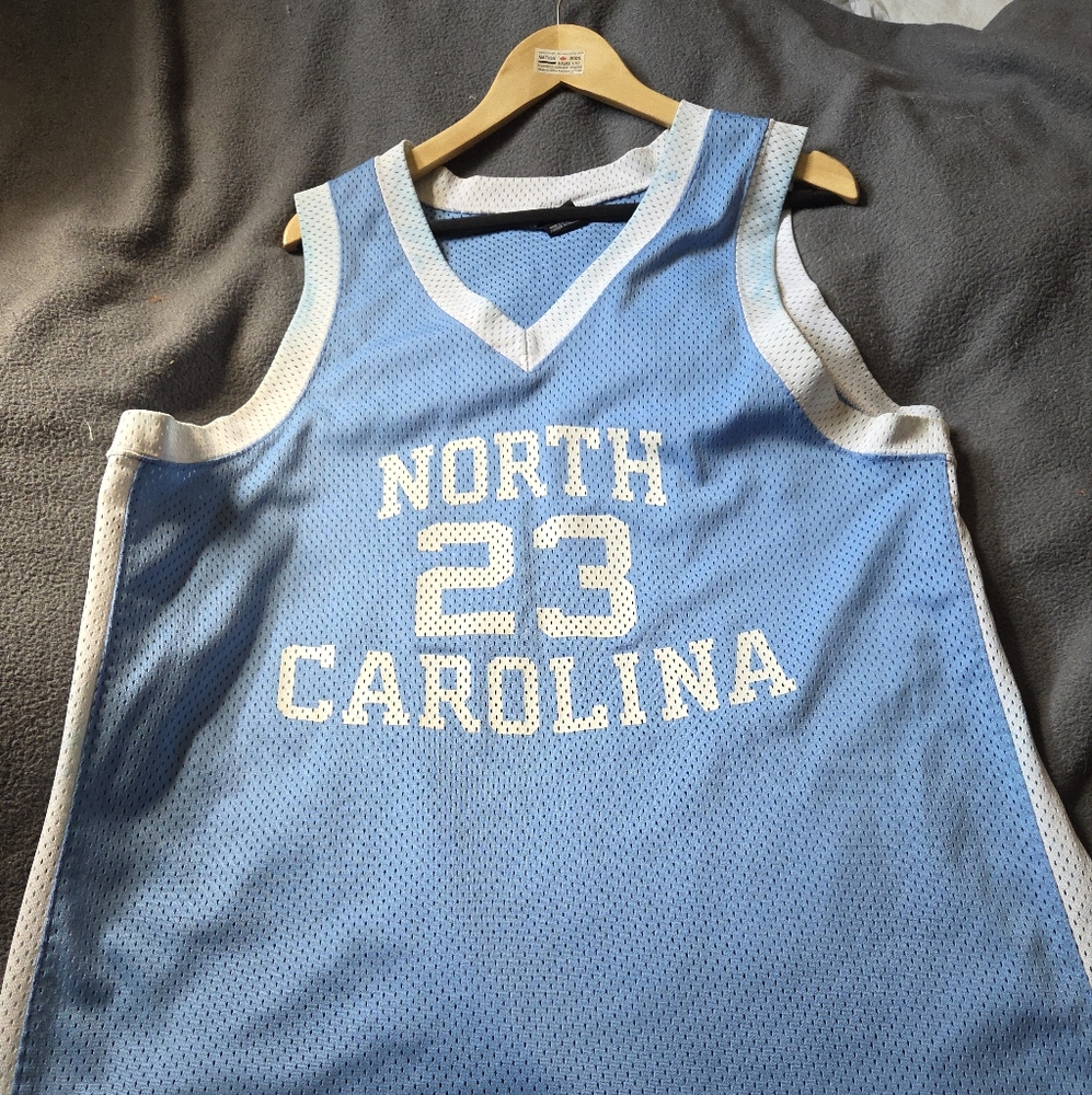 Jordan Blue and White Jersey
